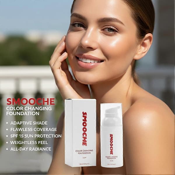 Smooche Farveskiftende Flydende Foundation - 30ml