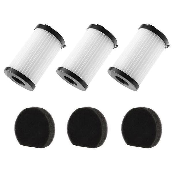 3 stk. Hepa-filter Kompatibel MooSoo D600 D601 Cecotec Thunderbrush 520