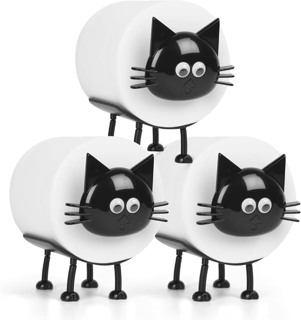 Toiletpapirholder til kat, opbevaringsstativ til papirruller