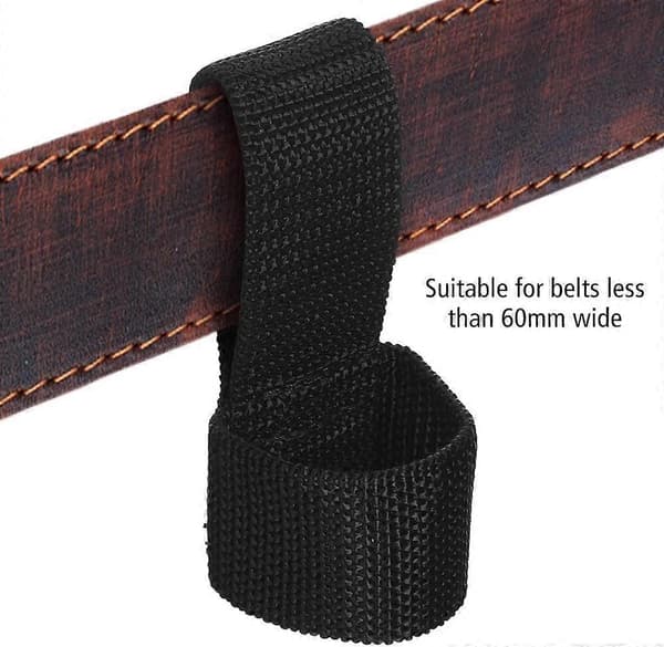 3PCS Tactical Flashlight Holster, Open Nylon Flashlight Holder Fits Flashlight with Diameter 48mm for Military Police Security Belt