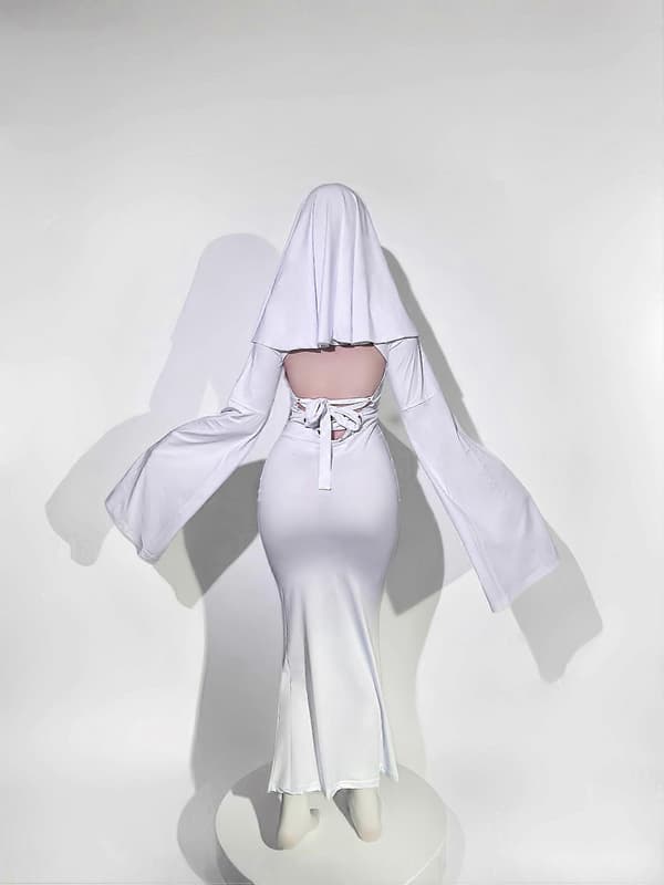 Halloween & Scenespil Hvid Spøgelse Cosplay Kjole til Kvinder White S