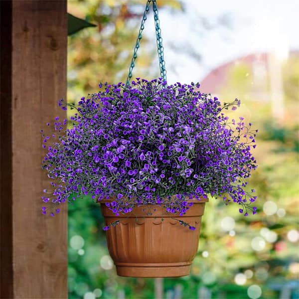 Violetit tekokasvit, tekokukat, sopivat ulkokäyttöön, säänkestävät