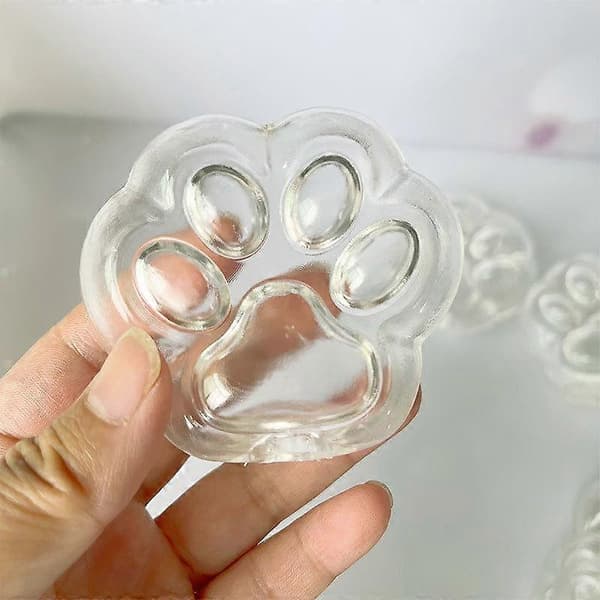 DIY Kattepote Stressbold - Tom Plastikskal til Langsom Rebound Fyld B 5pcs