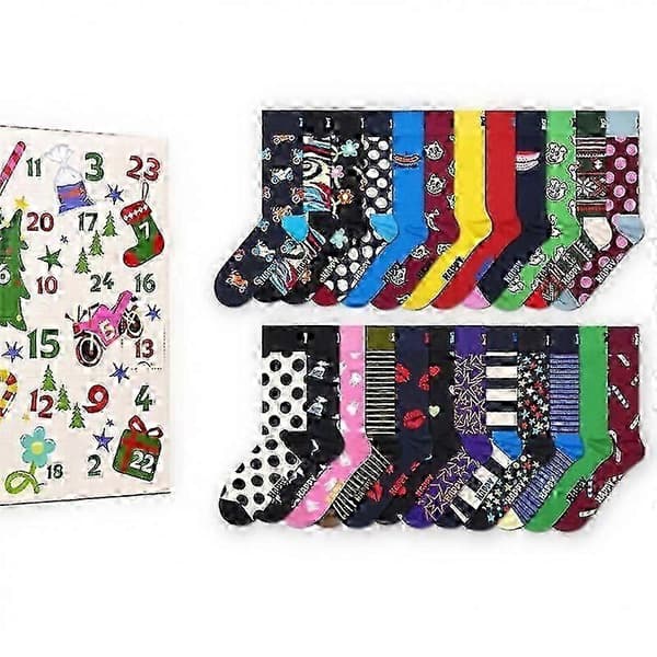2026 Julkalender 24 dagar strumpor Julkalender presentset