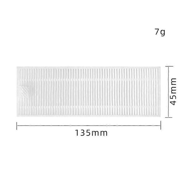Filter Side Brush Reservedele Sæt til Qihoo 360 S10 X100 MAX Robotstøvsuger
