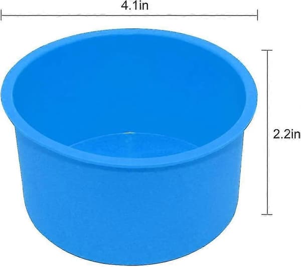 Silikone Mini Kageform 4 Tommer Non-Stick Silikone