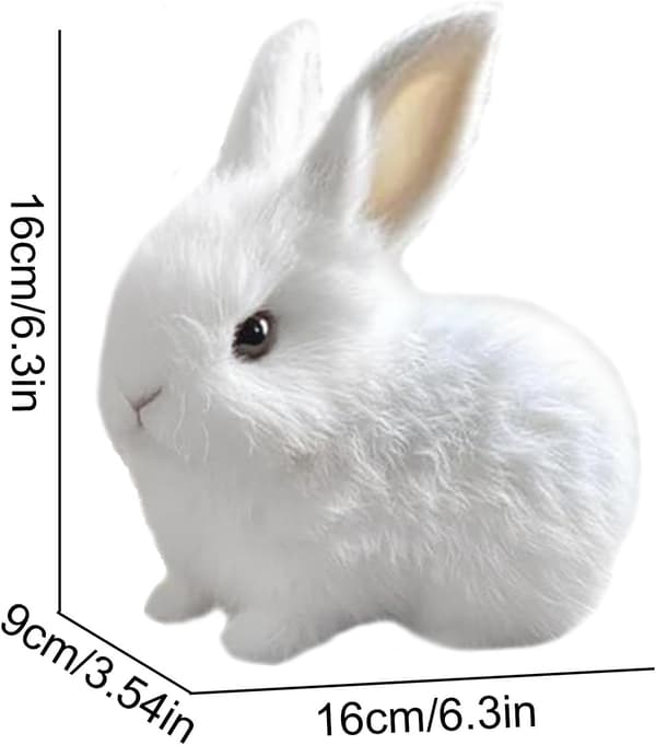 Interactive Rabbit Plush Toy, Realistic Hopping Rabbit Toy Interactive Rabbit Toy for Easter, Electric Rabbit Toys (Pink) High Quality (Easter)