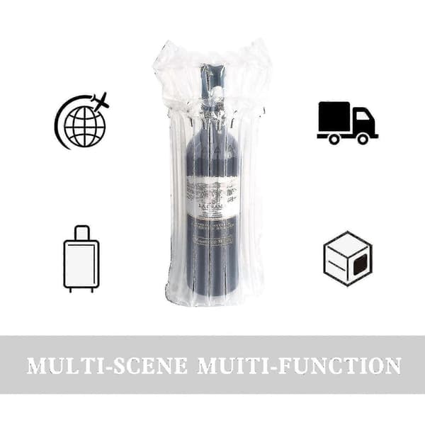 20-pack Wine Bottle Protector Sleeves, Shockproof Inflatable Wine Bottle Glass Bottle Packaging Protection Bag