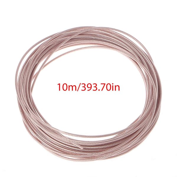 10m RG316 RF Coaxial Cable Connector 50ohm Shielded Pigtail Extension Cable Gold