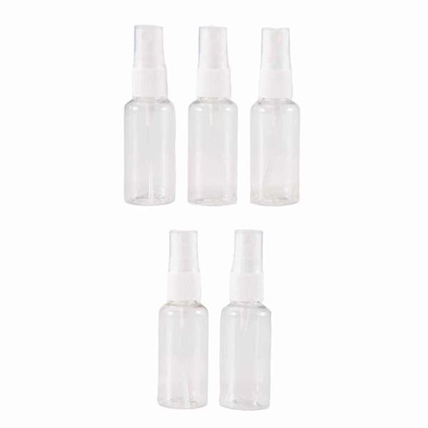 5 kpl 30 ml sumutinpullo tyhjä sumutinpullo pieni matkapumppupullosäiliö Transparent  white