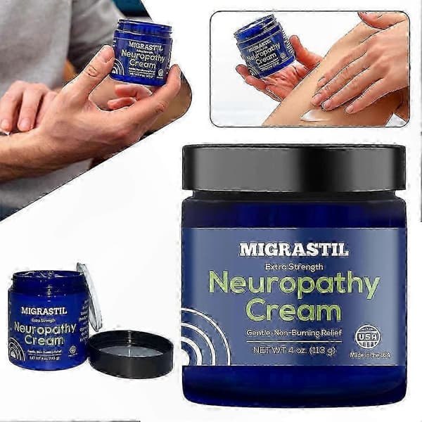 Advanced Neuropathy Cream for Feet, Legs, and Hands, Extra Strength Massage Formula