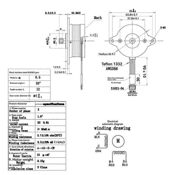Til K1/K1C/K1 Max/ 3 V3/Plus Series Ekstrudermotor Cirkulær Motor Printertilbehør As Shown