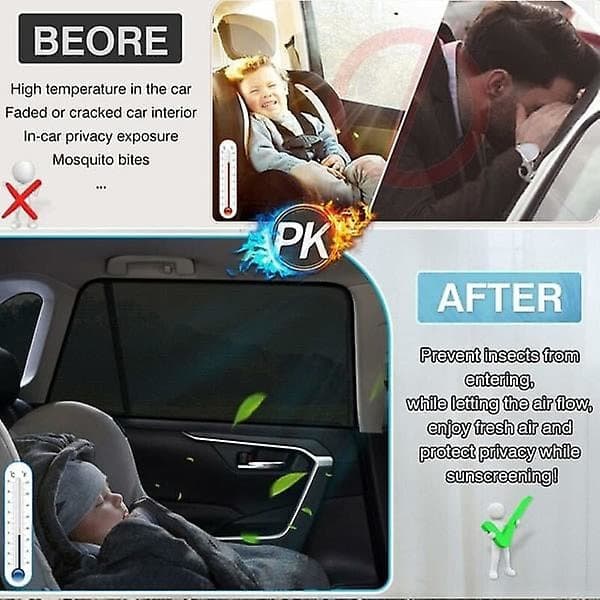 Car Tailgate Mosquito Net, Magnetic Trunk Mosquito Net, Universal