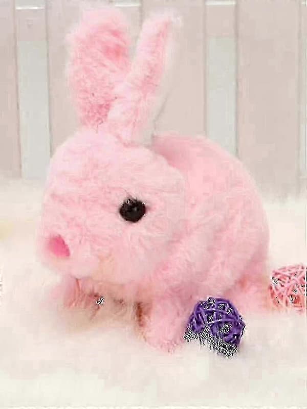 e Educational Interactive Rabbit Toys Rabbits Can Walk And Talk, Easter Plush Stuffed Animal Rabbit Toy