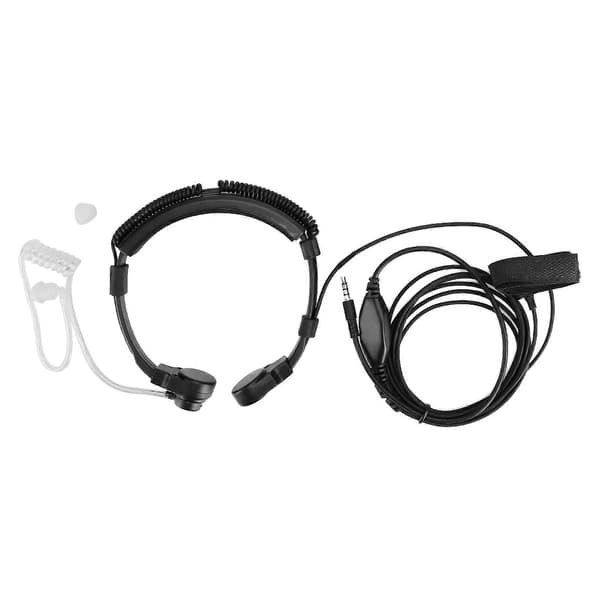 3,5 mm halsmikrofonheadset PTT justerbar dold luftslang för smartphone