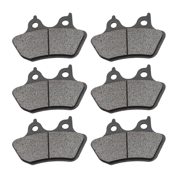 6pcs Front and Rear Brake Pads For Harley-davidson Vrsca/vrscb V-rod