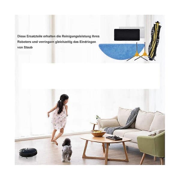 Til Ikhos Create NetBot S15 X500 X600 X500 Pro robotstøvsuger hovedsidebørste moppekluddele