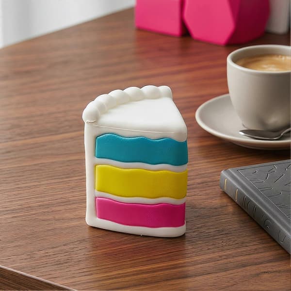 Dessertformet Fidget – Fin Flødetop – til Festgaver Multicolor