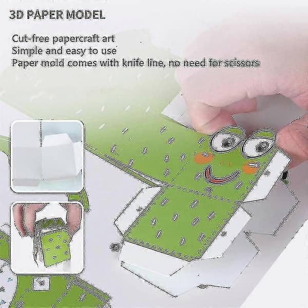 8 st origamipapper stad bil påskpresenter för pojkar