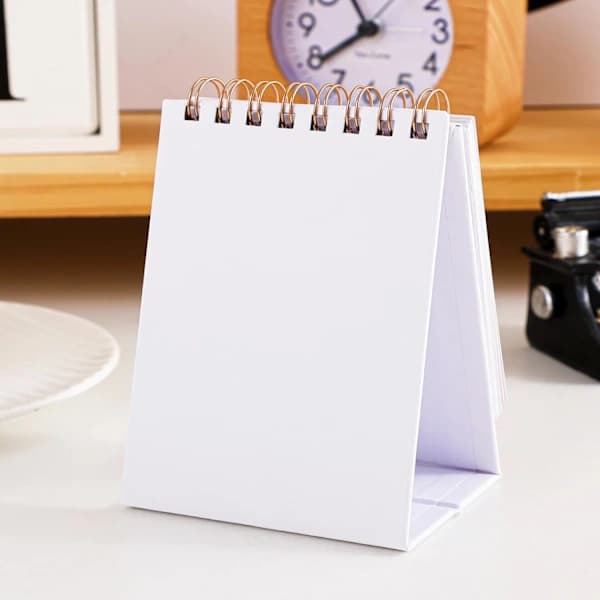 2026 Desk Calendar — Suitable for Home or Office Use (White)