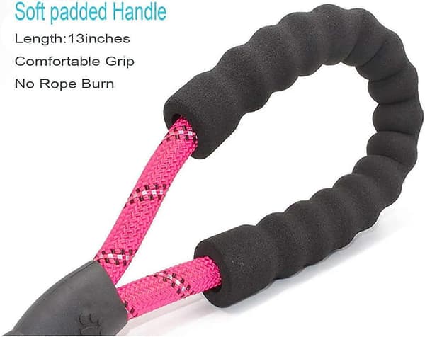 5FT Strong Dog Leash with Padded Handle and Reflectors