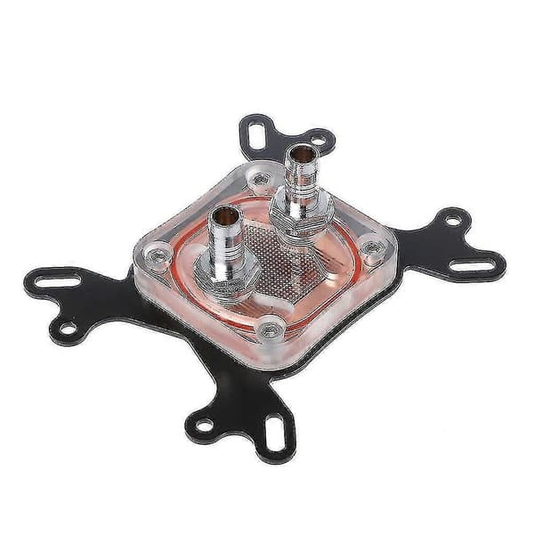 Dator CPU vattenkylare 50 mm transparent lock kylblock för AMD Intel