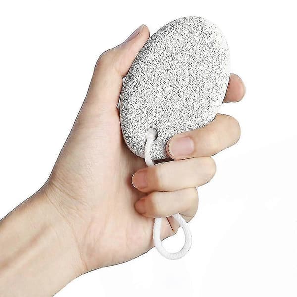 2 stk. Pedicure Eksfolieringsværktøj Ligtornfjerner, 8,5x3x2,5cm, hvid
