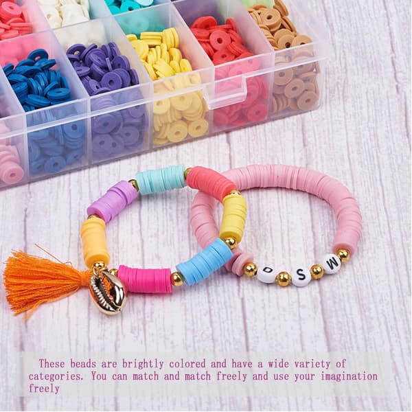 DIY - Clay Beads - Polymer Beads - 6mm - Jewelry Making Gift