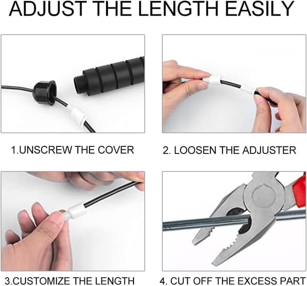 This speed jump rope has ball bearings, adjustable length, and an ergonomic foam handle, making it...