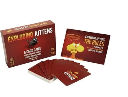Exploding Kittens Kortspill Originalutgave komplett i eske_Spesiell gave