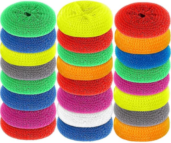 Plastikskrubbere til opvask Plastikgrydesvamp Nylonskrubber