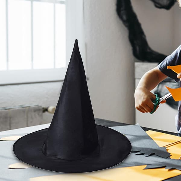 Wizard Hat Portable Breathable Oxford Cloth Cosplay Witch Hat For Halloween