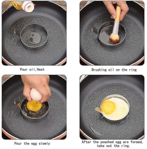 Spejlægform Non-stick pandekageform