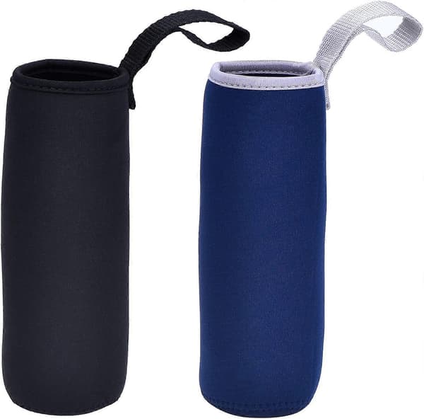 2-pakning vannflaskefutteral neoprenholder nylonfutteral for 575 ml