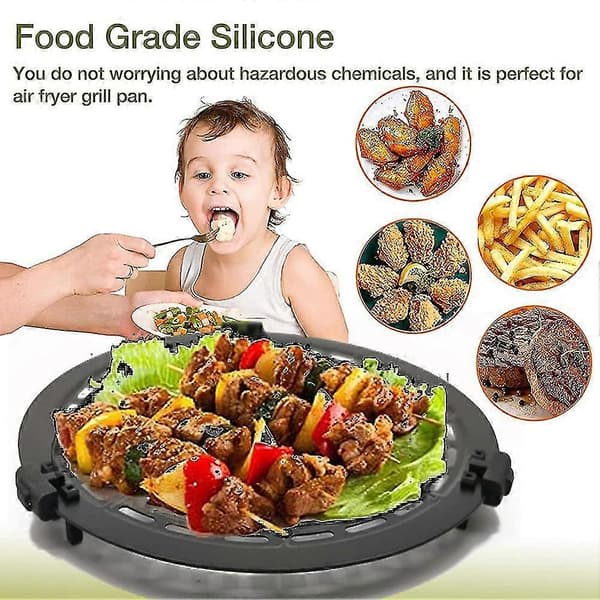 Premium gummifødder til Instant Vortex airfryere - 4 stk. anti-ridse beskyttelse black