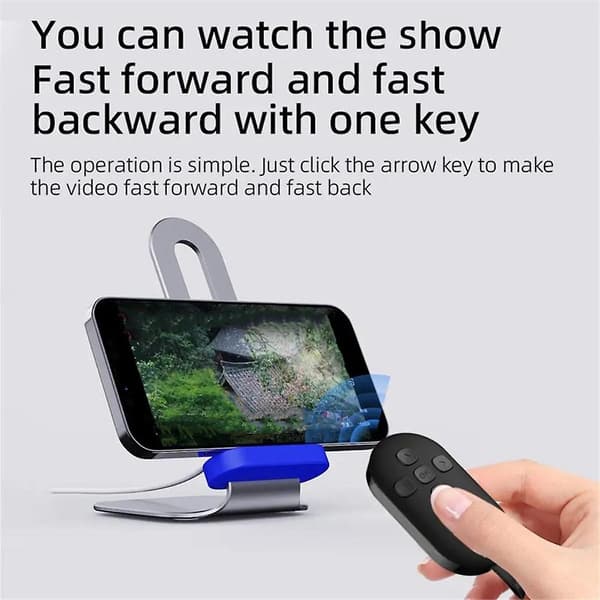 Bluetooth 5.0 Mobile Phone Remote Control Button For Mobile Phone Selfie Shutter Page E-book Page Turning