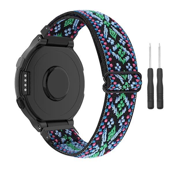 Kellon ranneke vedenpitävä nailonpunottu ranneke Garmin Forerunner 735xt:lle