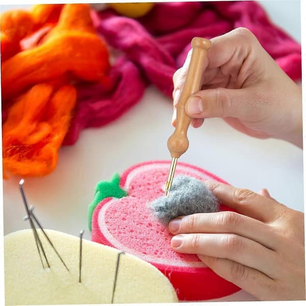 1 set embroidery embroidery kit punch needle kit needle punch needle embroidery tool needle for punching
