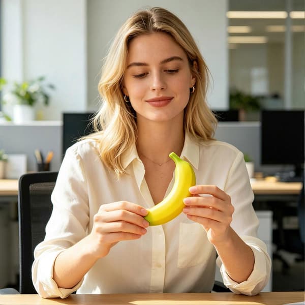 Banan Fidget – til gave – farverig 1 procent