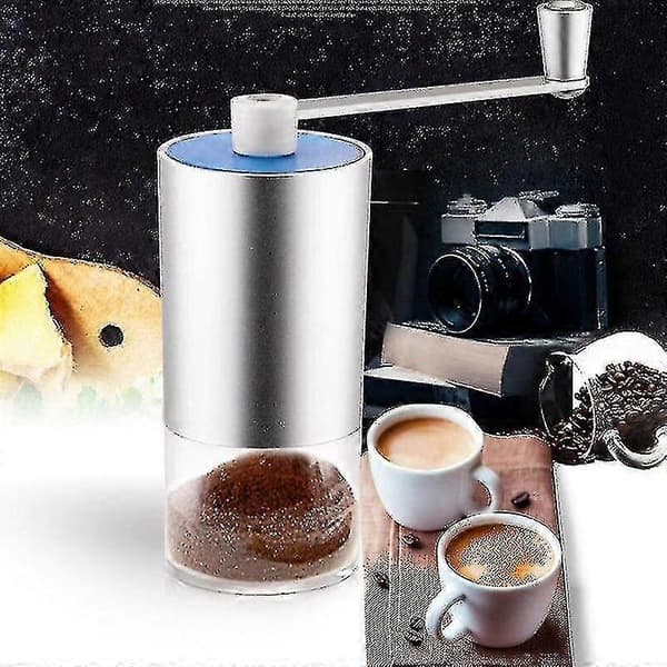 Bærbar kaffekværn Mini rustfrit stål hånd manuel 11*4,5 cm -