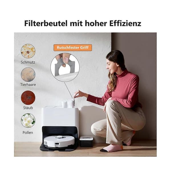 Tilbehørssæt til S8 Pro Ultra, støvposer, mopper, sidebørster, reservedele til støvsugerrobot