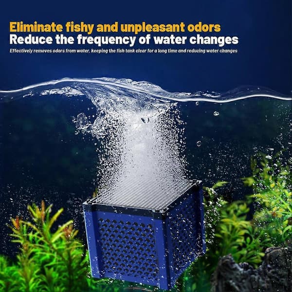 Activated Carbon Multi-Grid Water Purification Cube for Yellow Croaker Tanks