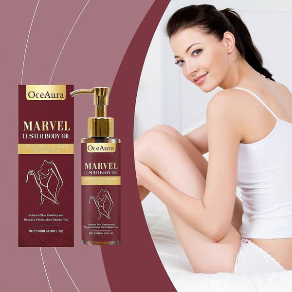 Oceaura Plant-Based Moisturizing Body Oil Lightweight Hydration Locks In Moisture 2pcs