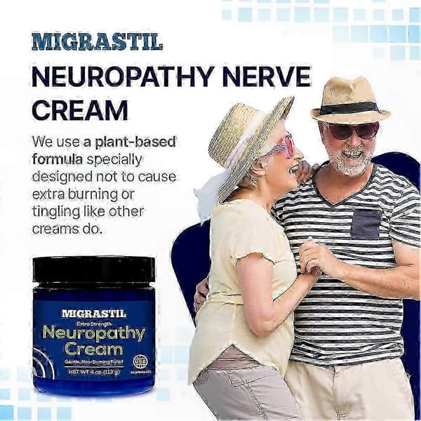 Advanced Neuropathy Cream for Feet, Legs, and Hands, Extra Strength Massage Formula