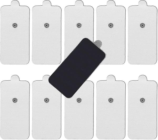 10 Pieces Large Electrodes Replacement Pads For Tens Unit Pads For Tens Massager