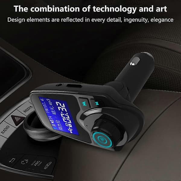 Bluetooth FM-sändare för bil, trådlös Bluetooth biladapter