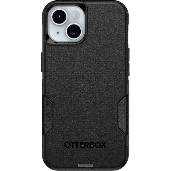 OtterBox Commuter Series Cover til iPhone 15, 14 og 13 - Sort, Slankt & (iPhone 16)