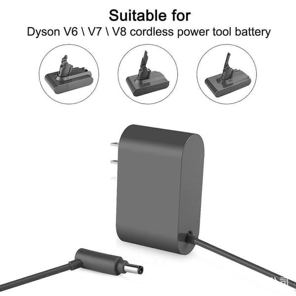 Til V8 V7 V6 DC58 DC59 DC61 DC62 DC74 Støvsuger Strømadapter Oplader US Stik
