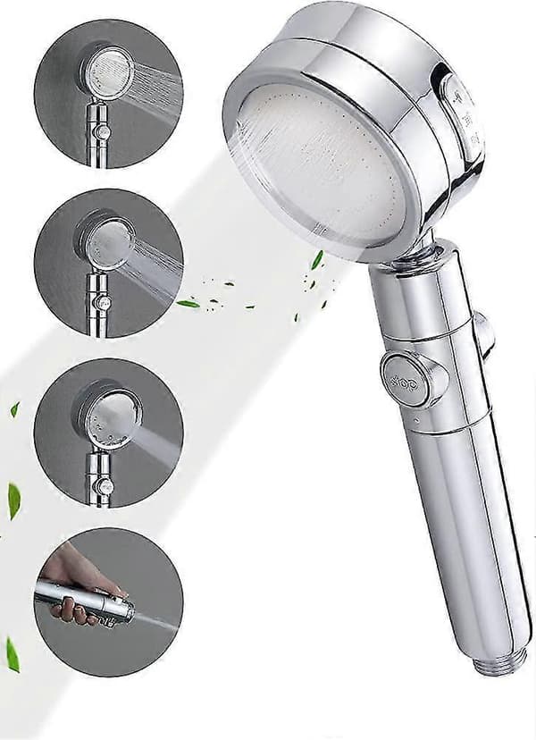 Duschhuvud, 3 lägen justerbart filterduschhuvud, högtrycksduschhuvuden