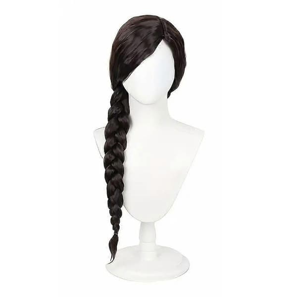 Elphba Witch Extra Long Braid Wig - Black and Brown Witch Cosplay Braid Wig